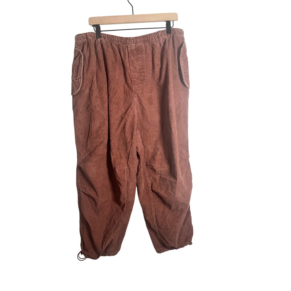 BDG Urban Outfitters Corduroy Baggy Tech Pants Mauve XL Cargo Streetwear
